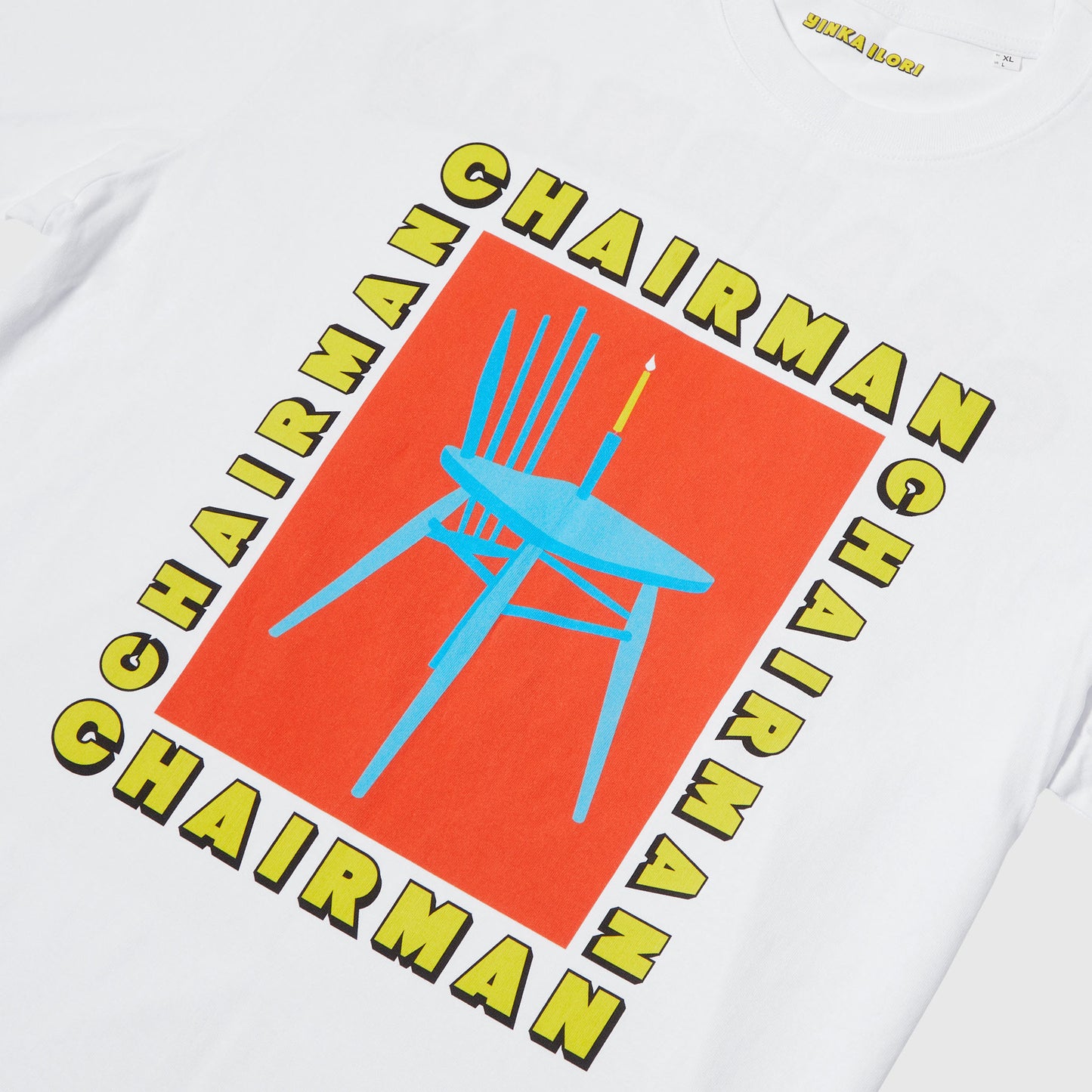 CHAIRMAN T-SHIRT LET THERE BE LIGHT - WHITE