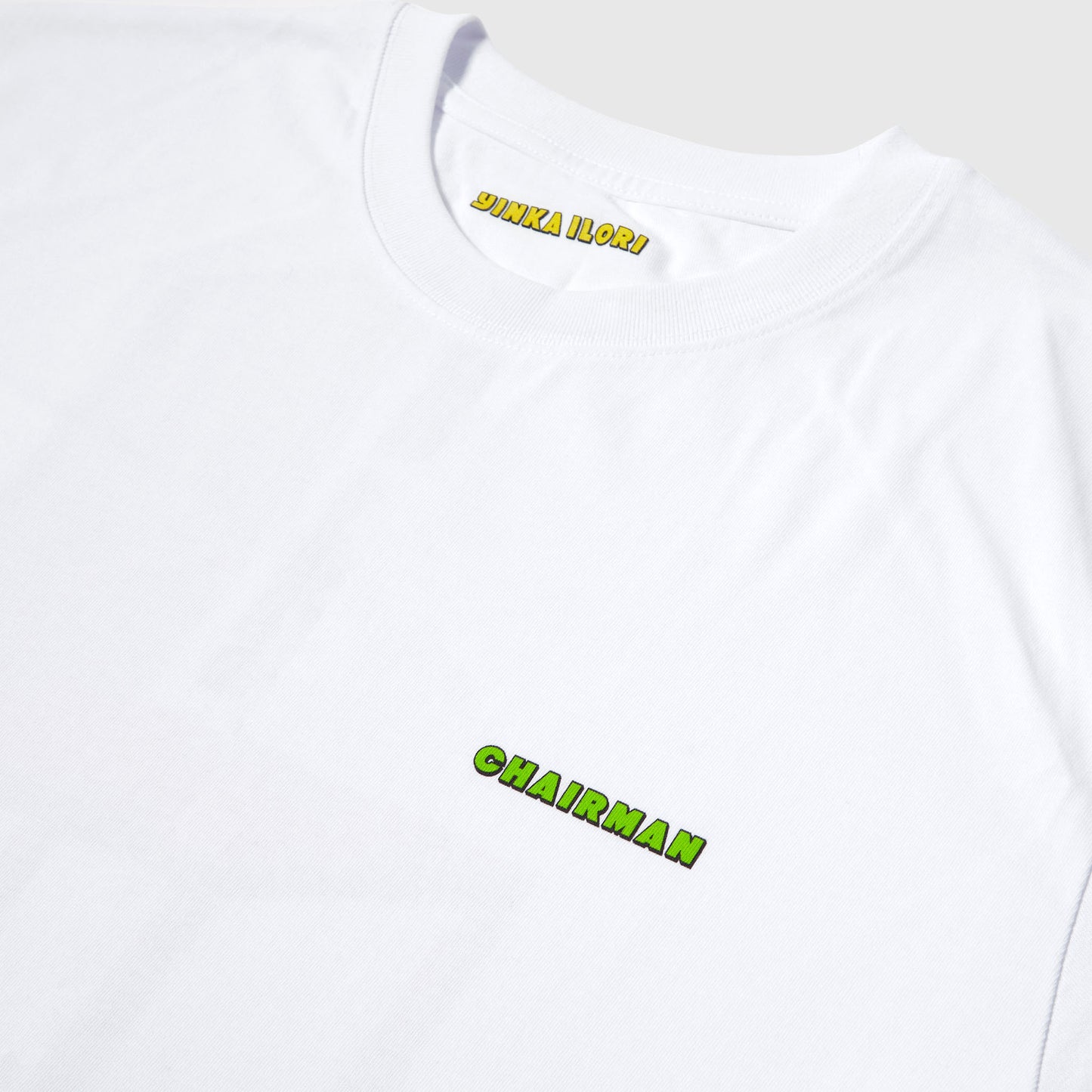 CHAIRMAN T-SHIRT TYPES OF HAPPINESS - WHITE