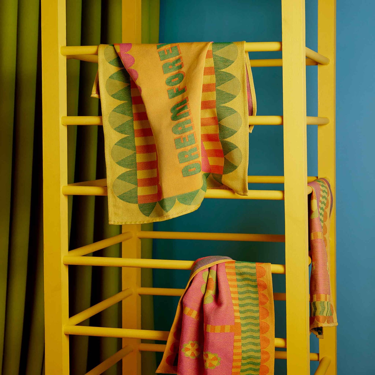 O DARA LATI DARA Set of 2 Tea Towels