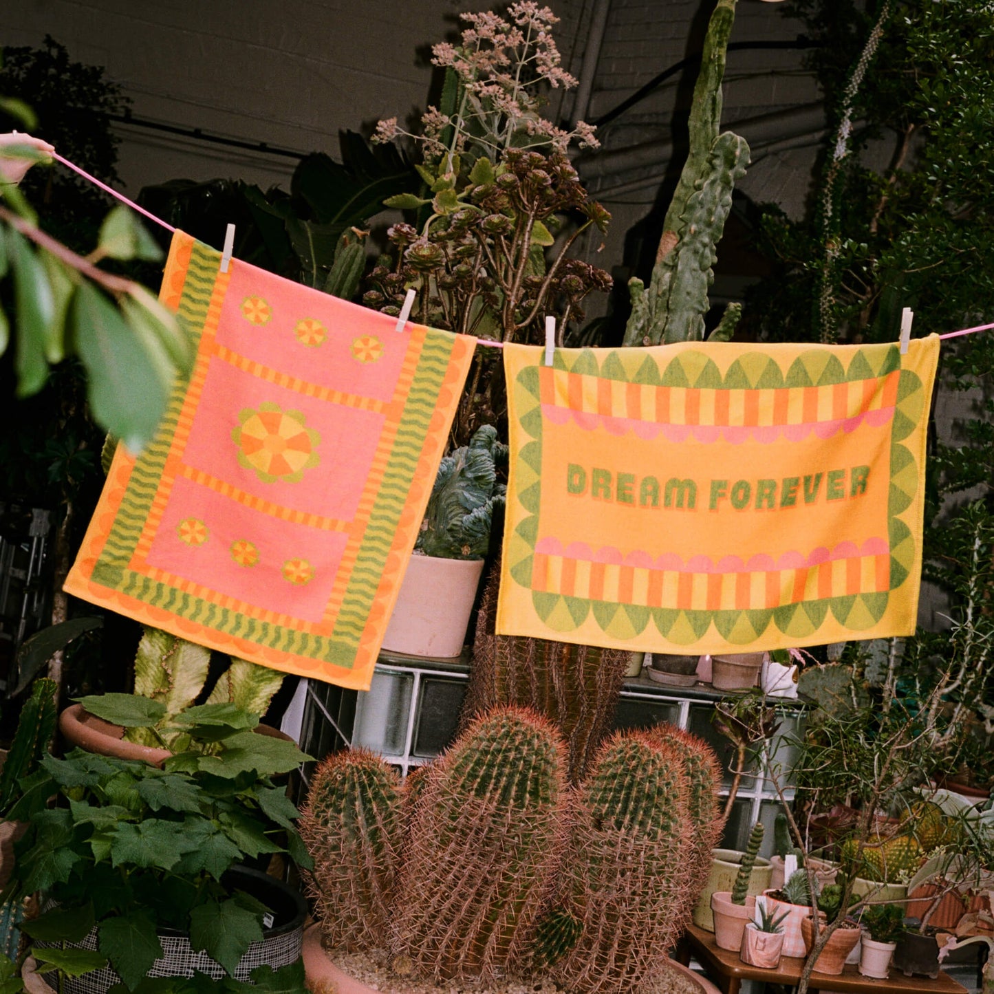 O DARA LATI DARA Set of 2 Tea Towels