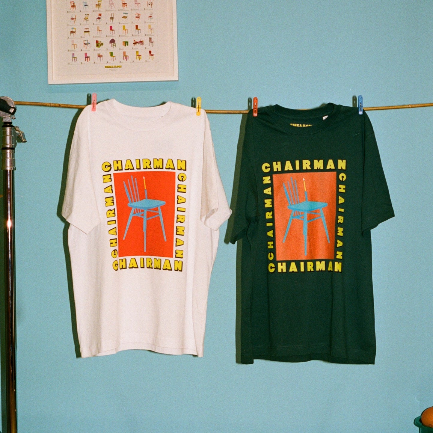 CHAIRMAN T-SHIRT LET THERE BE LIGHT - WHITE