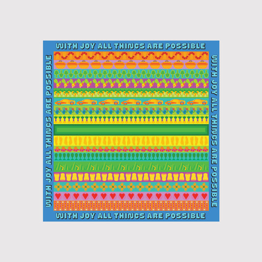 WITH JOY ALL THINGS ARE POSSIBLE PRINT