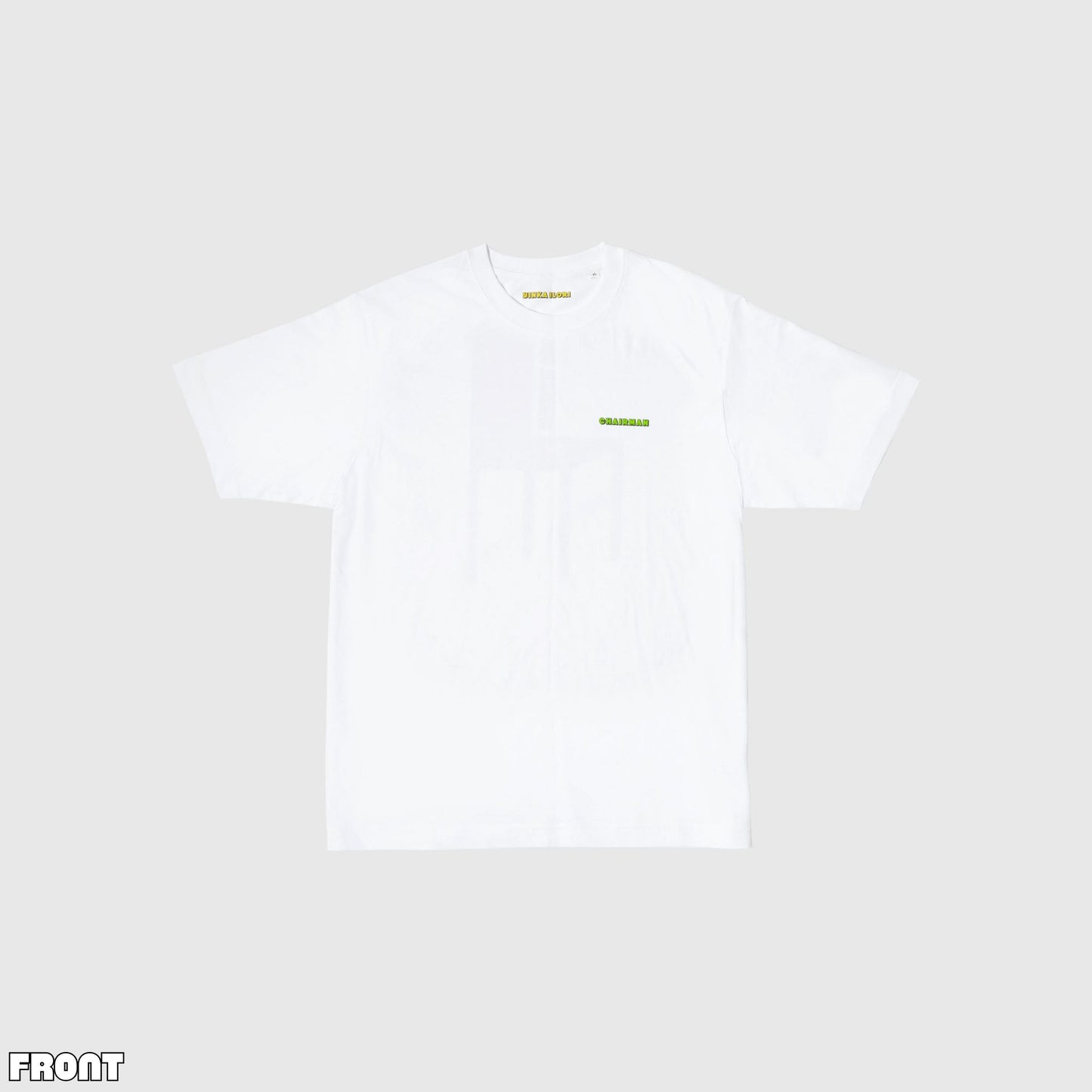 CHAIRMAN TYPES OF HAPPINESS Back Print T-Shirt - White