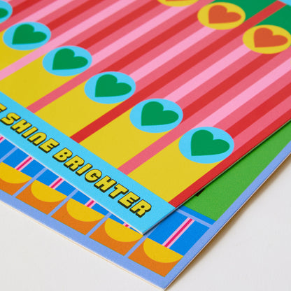 Set of 2 Mantelpiece Cards