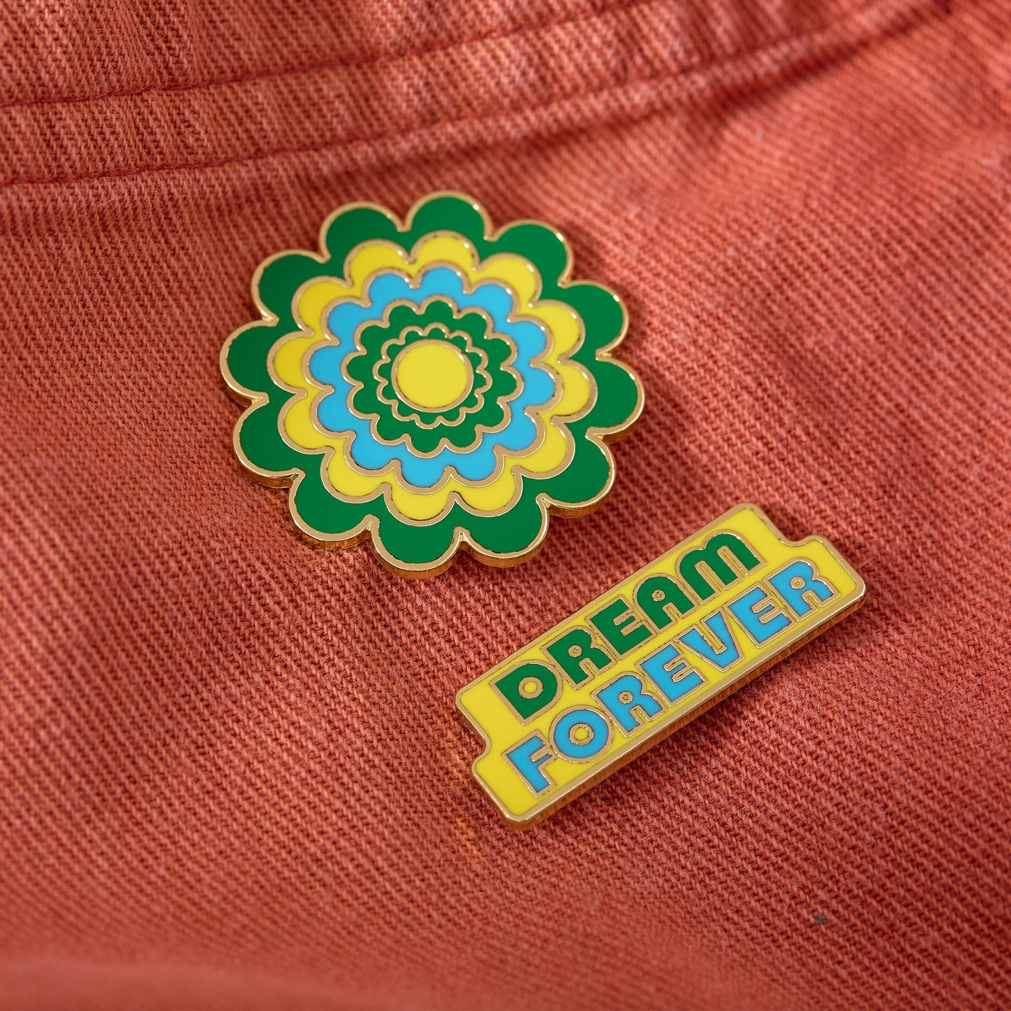 DREAM FOREVER Enamel Pin Badges