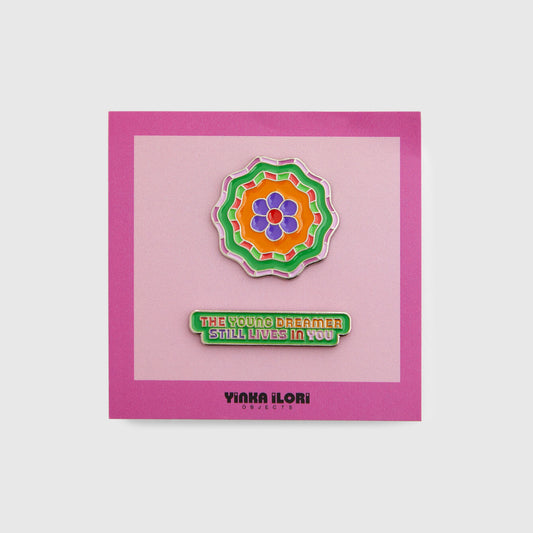 THE YOUNG DREAMER STILL LIVES IN YOU Enamel Pin Badge