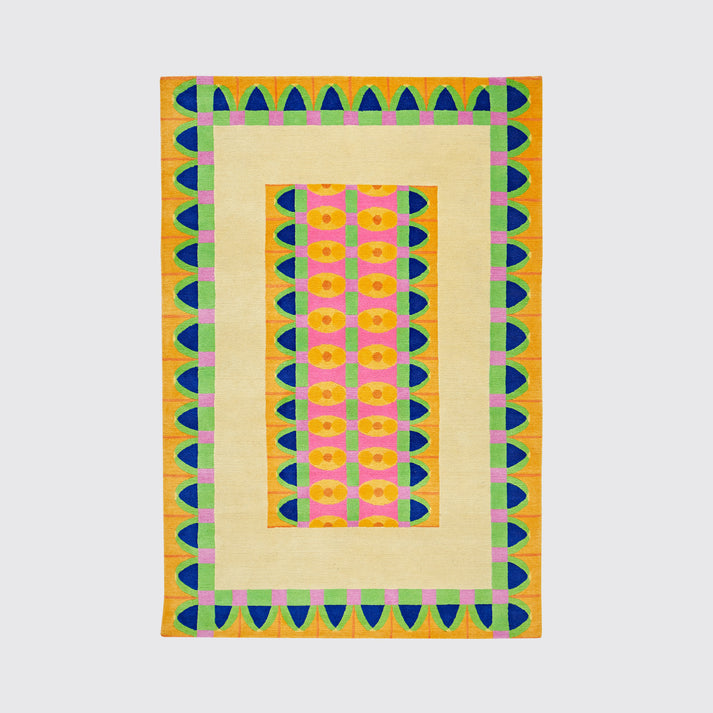 GANGAN Rug | Hand-woven wool rug | Yinka Ilori Objects