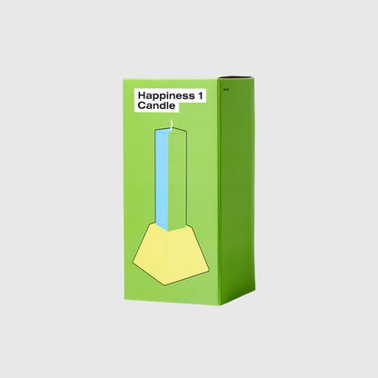 HAPPINESS Candle 1 - Blue/Green