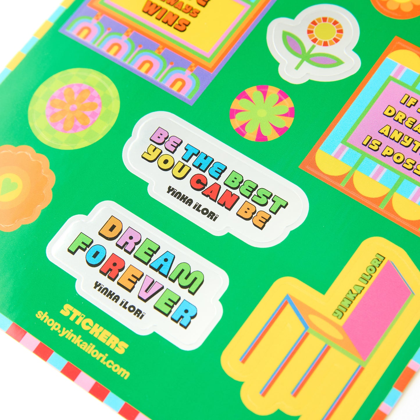 Kaleidoscopic Bloom Stickers