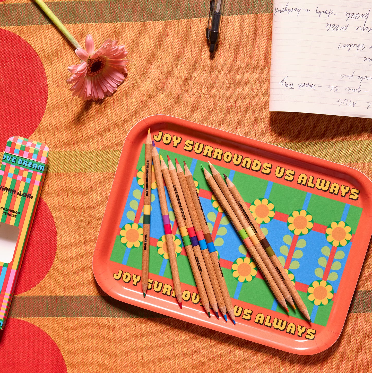 Colouring Book and Pencils Set