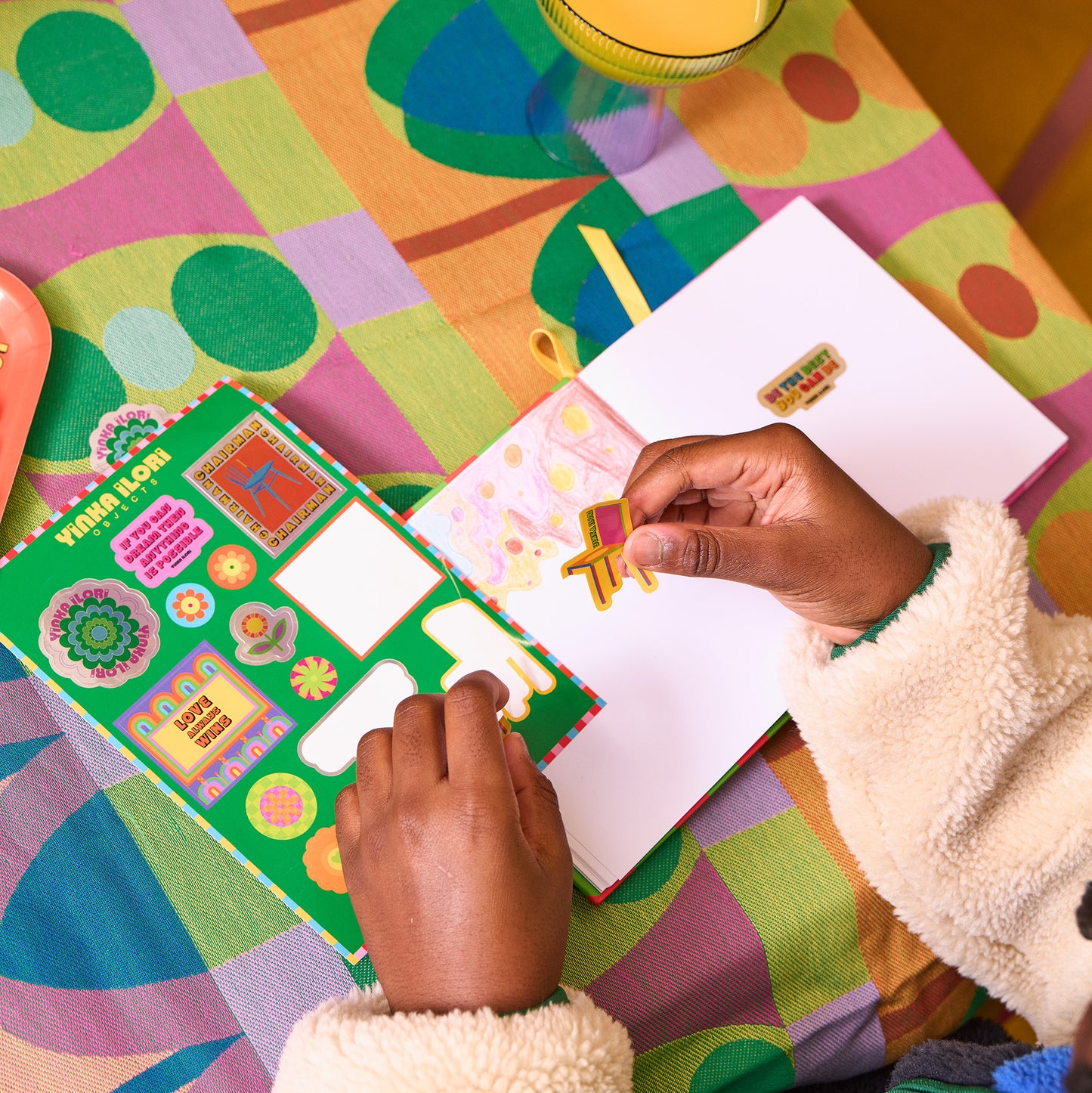 Kaleidoscopic Bloom Stickers